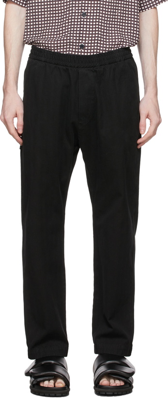 Photo: Barena Black Bativoga Brula Trousers