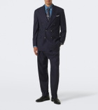 Brunello Cucinelli Chalk stripe virgin wool suit