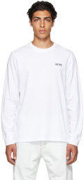 Wood Wood White Jon Pilkington Mark Long Sleeve T-Shirt