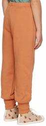 TINYCOTTONS Kids Orange 'Tiny' Lounge Pants