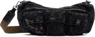Diesel Black Multi-Pkts-Multipocket Bag