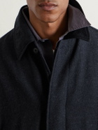 Kaptain Sunshine - Walker Wool Coat - Blue