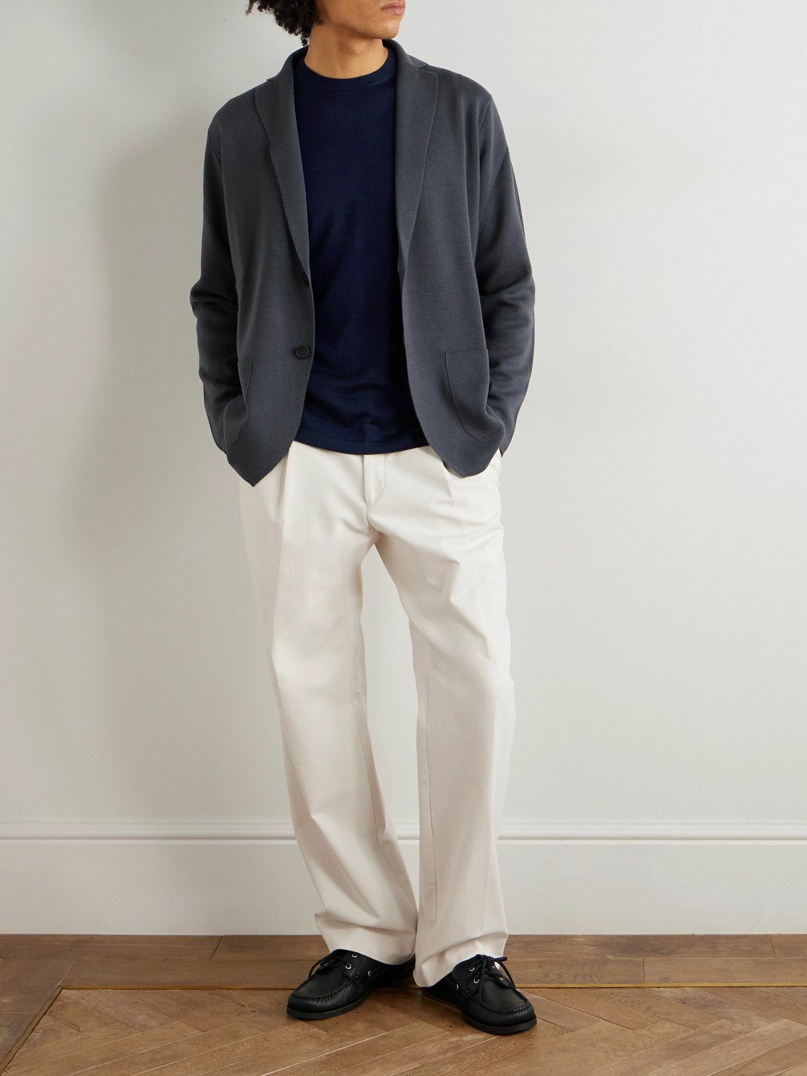 Thom Sweeney - Cashmere and Silk-Blend Sweater - Blue