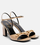 Gucci Signora Horsebit leather slingback sandals