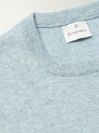 Kingsman - Cashmere and Linen-Blend Sweater - Blue