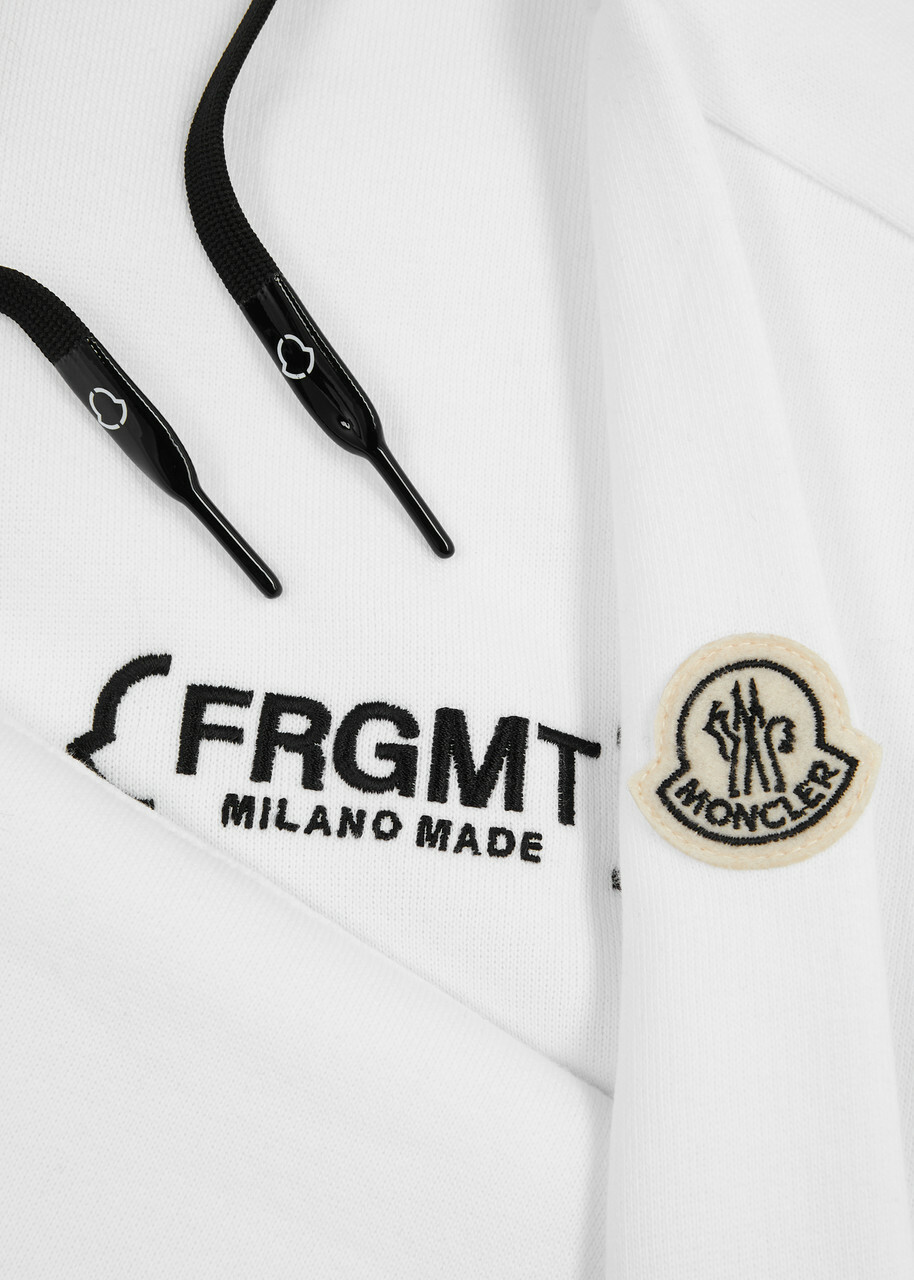 Moncler 7 Moncler Frgmt Hooded Cotton Sweatshirt, White, Sweatshirt