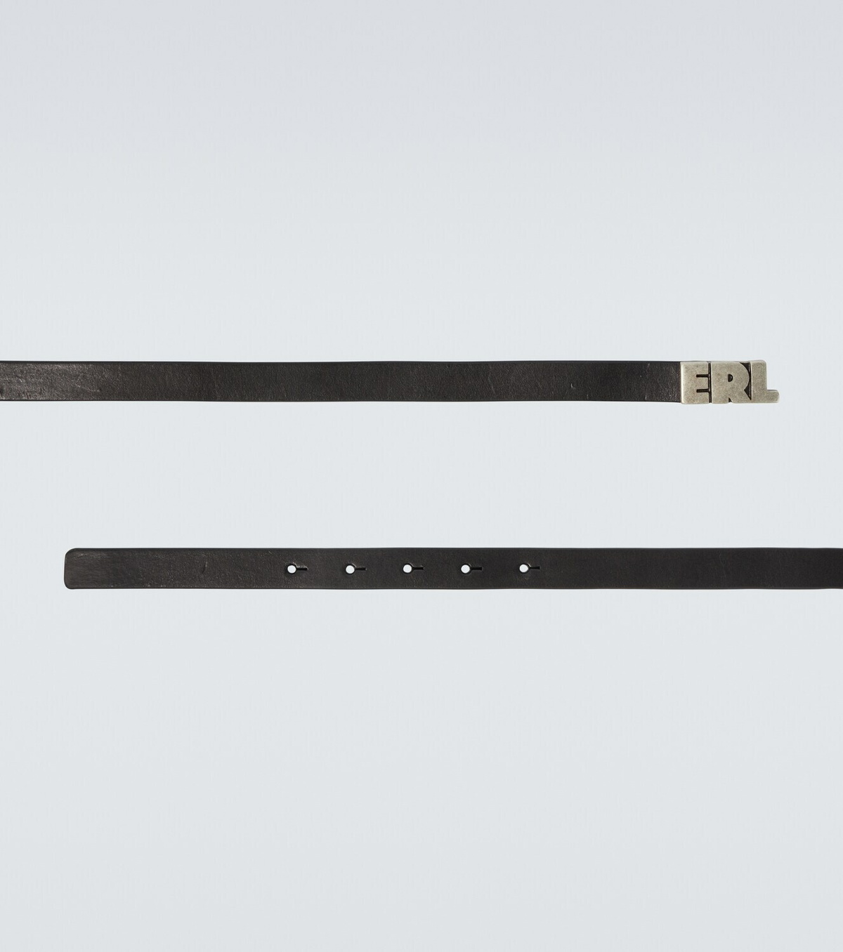 ERL Logo leather belt