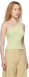 Arch The Green Single-Shoulder Tank Top