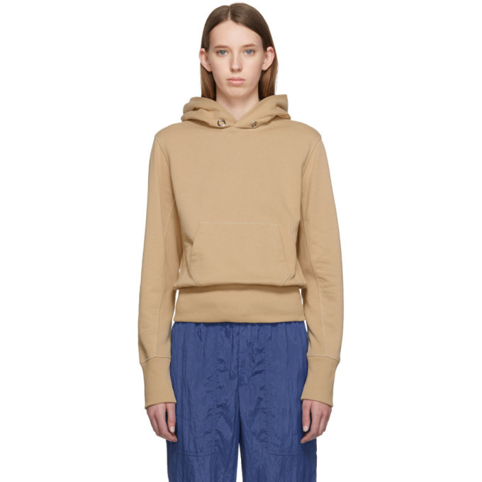 Helmut Lang Tan Femme Hoodie Helmut Lang