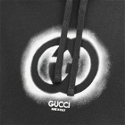 Gucci Men's Interlocking Logo Hoodie in Black
