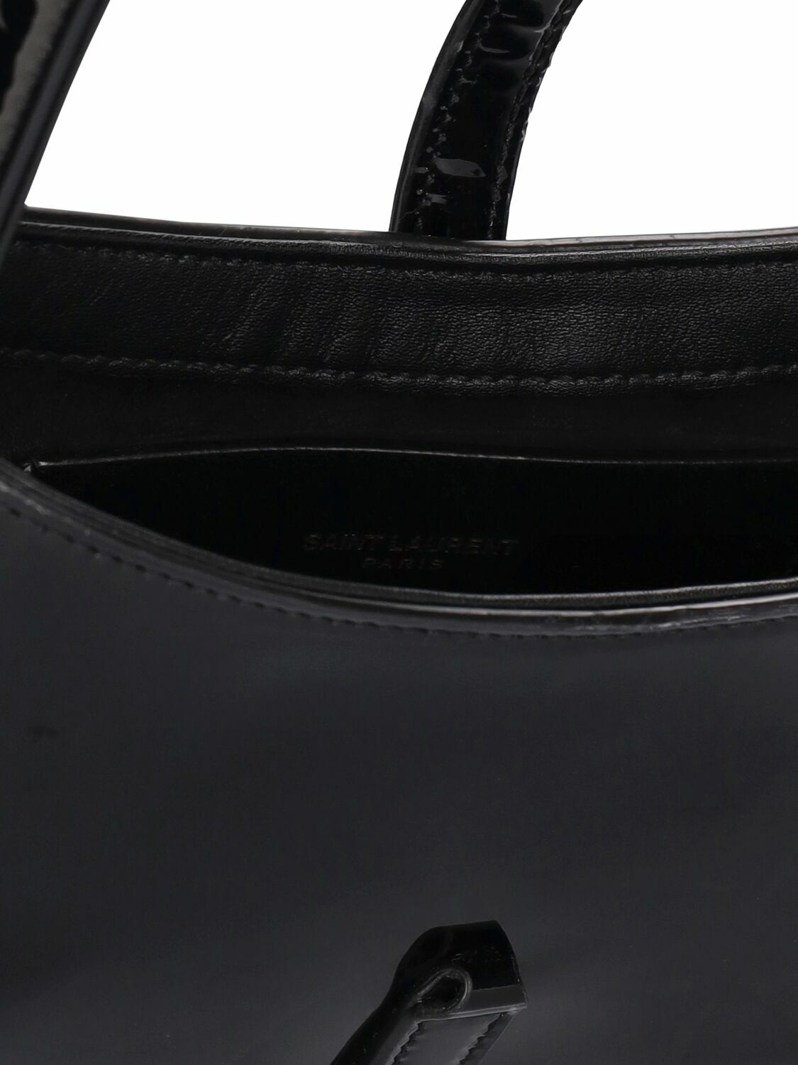 Patent Leather Hobo Bag