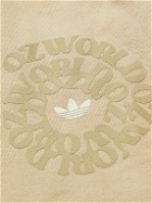 adidas Originals - Ozworld Logo-Print Cotton-Jersey Sweatshirt - Neutrals