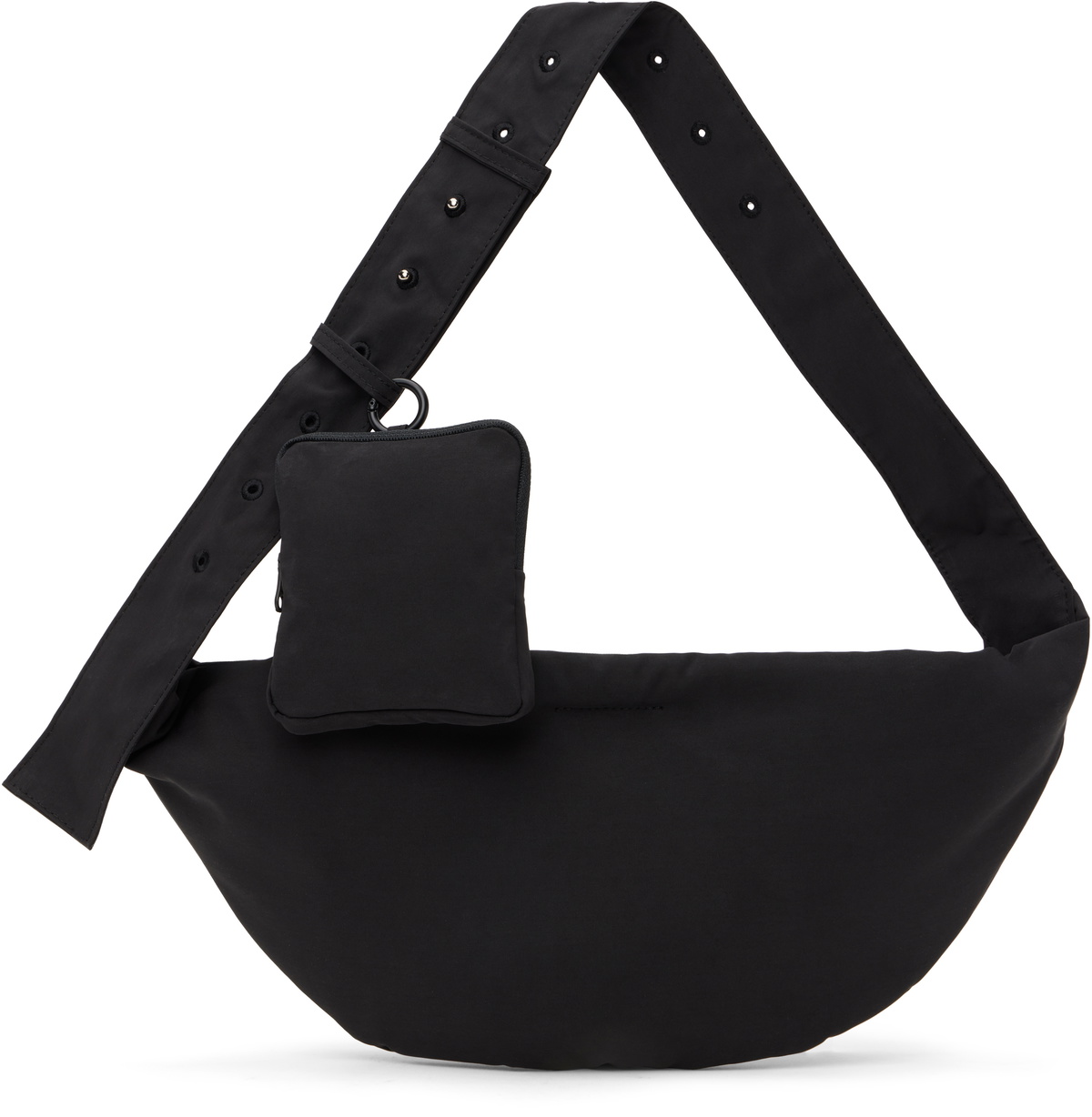 AMOMENTO SSENSE Exclusive Black Nylon 3 Way Pouch