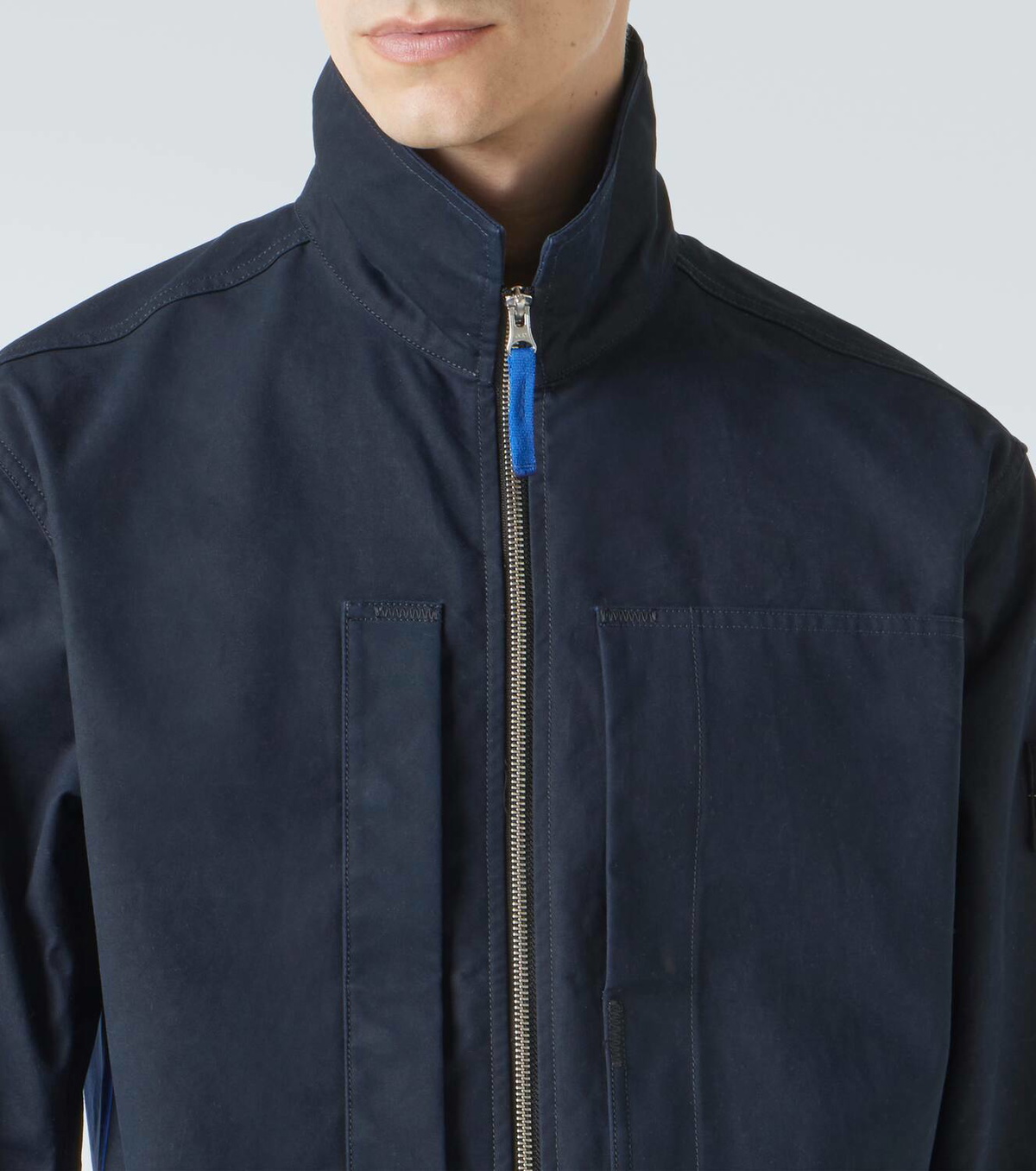 Stone Island Compass cotton canvas overshirt Stone Island