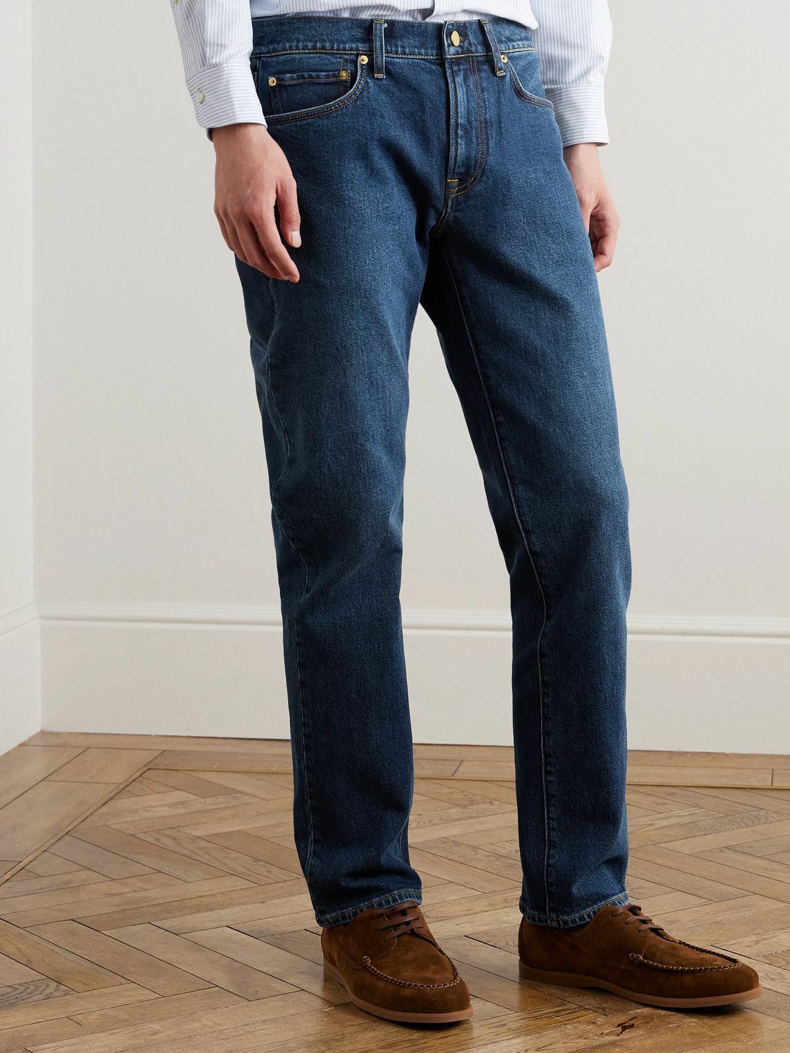 Sid Mashburn - Clift Straight-Leg Jeans - Blue