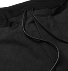 Isabel Benenato - Slub Cotton and Linen-Blend Cargo Trousers - Men - Black