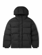 NN07 - Matthew 8245 Quilted Padded Recycled-Shell Hooded Jacket - Black