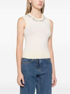ERMANNO - Wool Blend Embroidered Vest