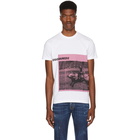 Dsquared2 White Dyed Print T-Shirt