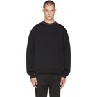 Acne Studios Black Flogho Crewneck Sweatshirt