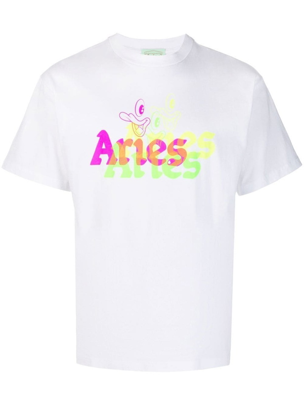 Photo: ARIES - Printed Cotton Long Sleeve T-shirt
