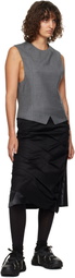 ADER error Black Product. 62 Midi Skirt