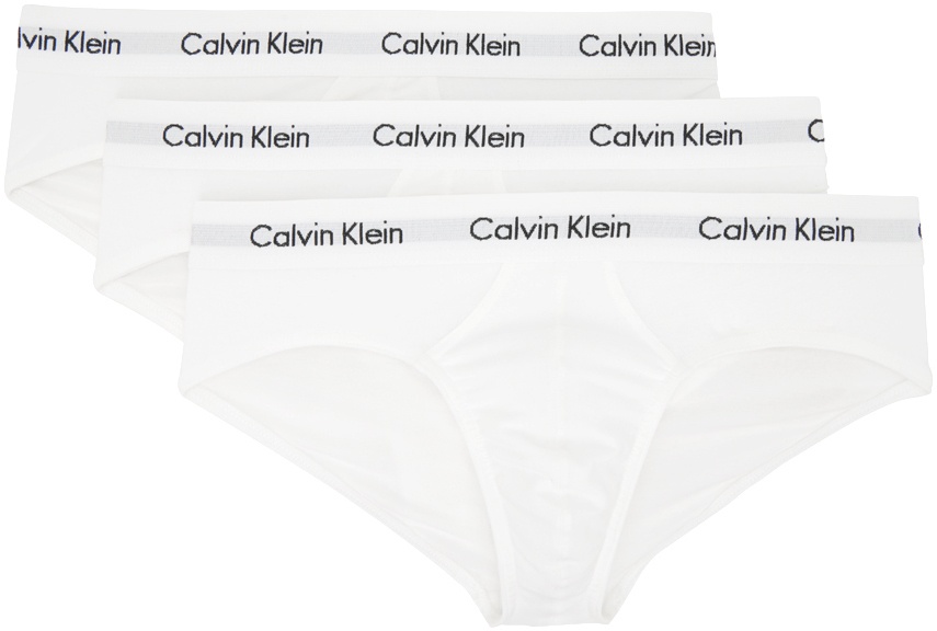Photo: Calvin Klein Underwear Three-Pack White Briefs