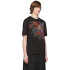 Dries Van Noten Black Floral Hobir T-Shirt