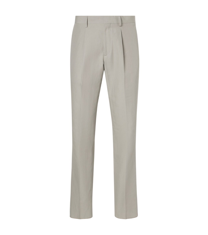 Photo: Lardini Linen, cotton, and silk chinos