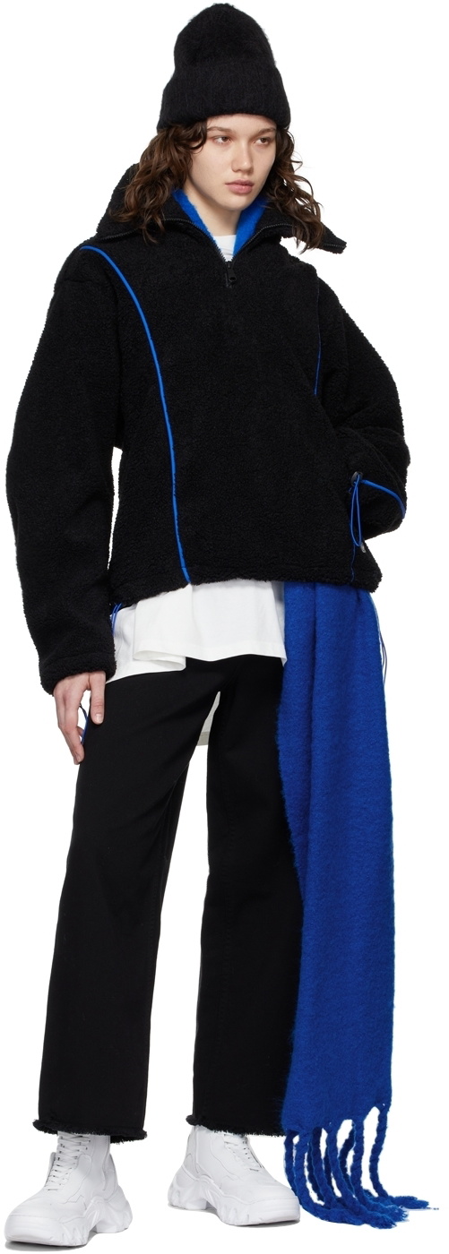 小物 ADERERROR Albert else muffler blue ADERERROR Albert Else Muffler Blue