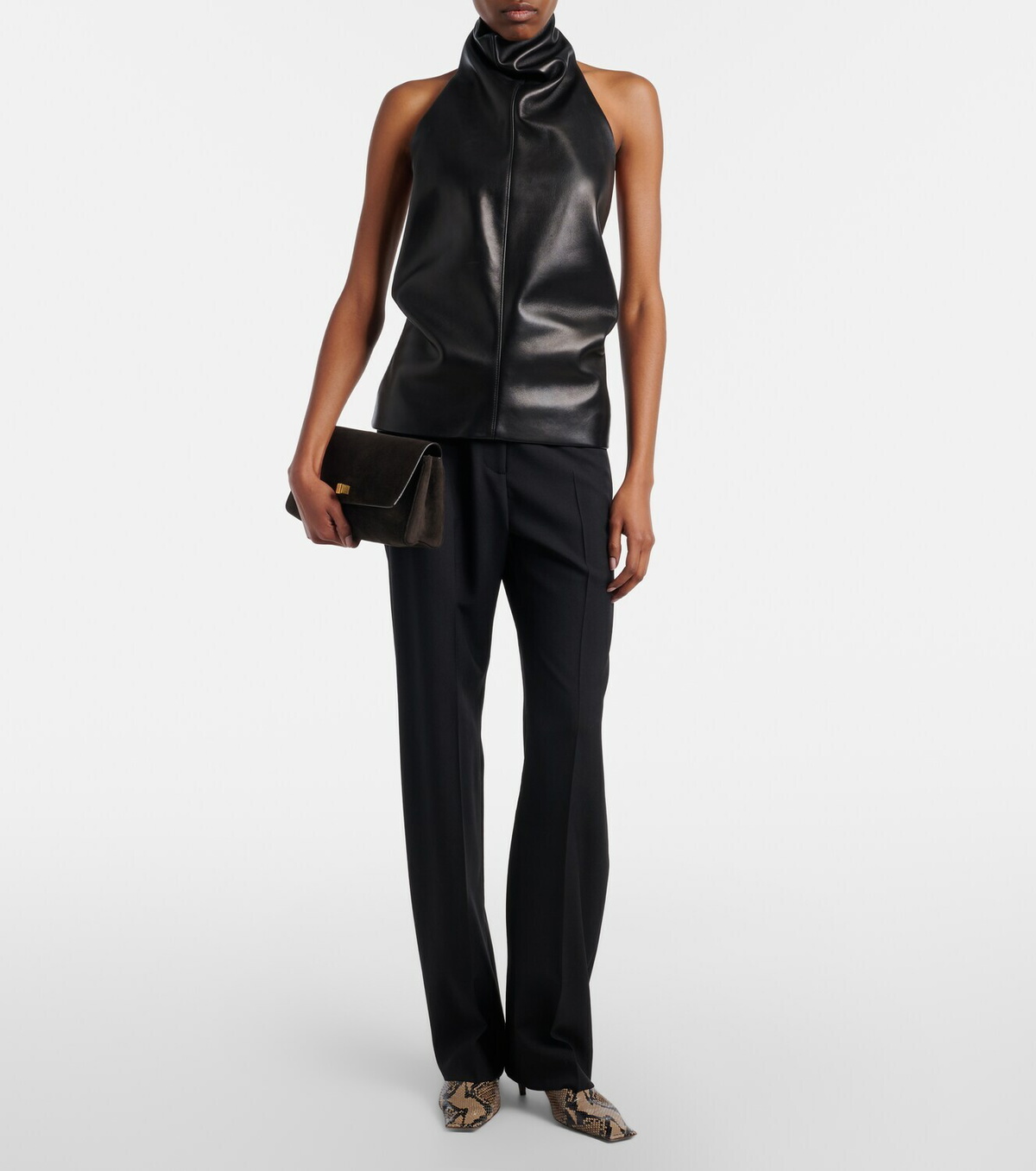 Khaite Mita virgin wool straight pants