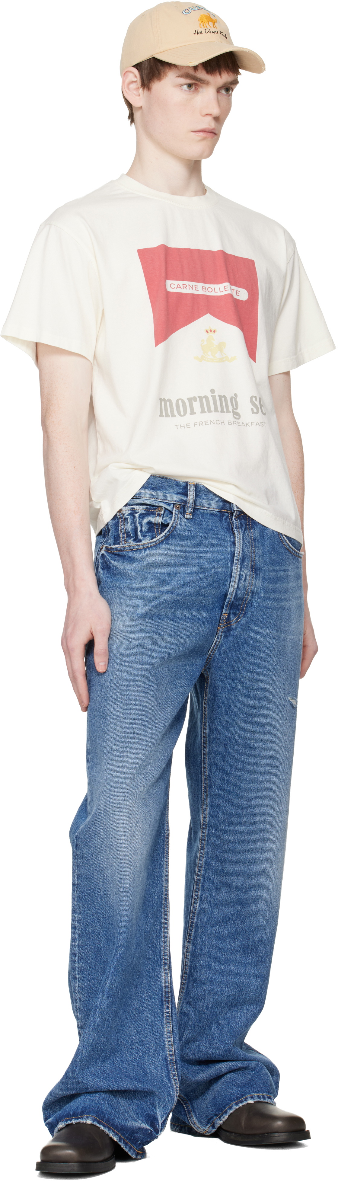 Carne Bollente Off-White 'Breakfast in Bed' T-shirt