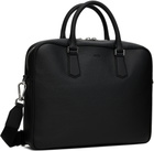 BOSS Black Grained Leather Briefcase