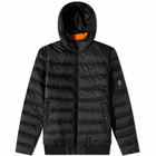 Belstaff Men's Stadia Jacket in Black/Signal Orange