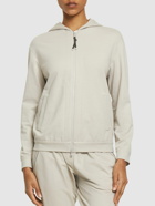 BRUNELLO CUCINELLI - Cotton Jersey Zip Hoodie