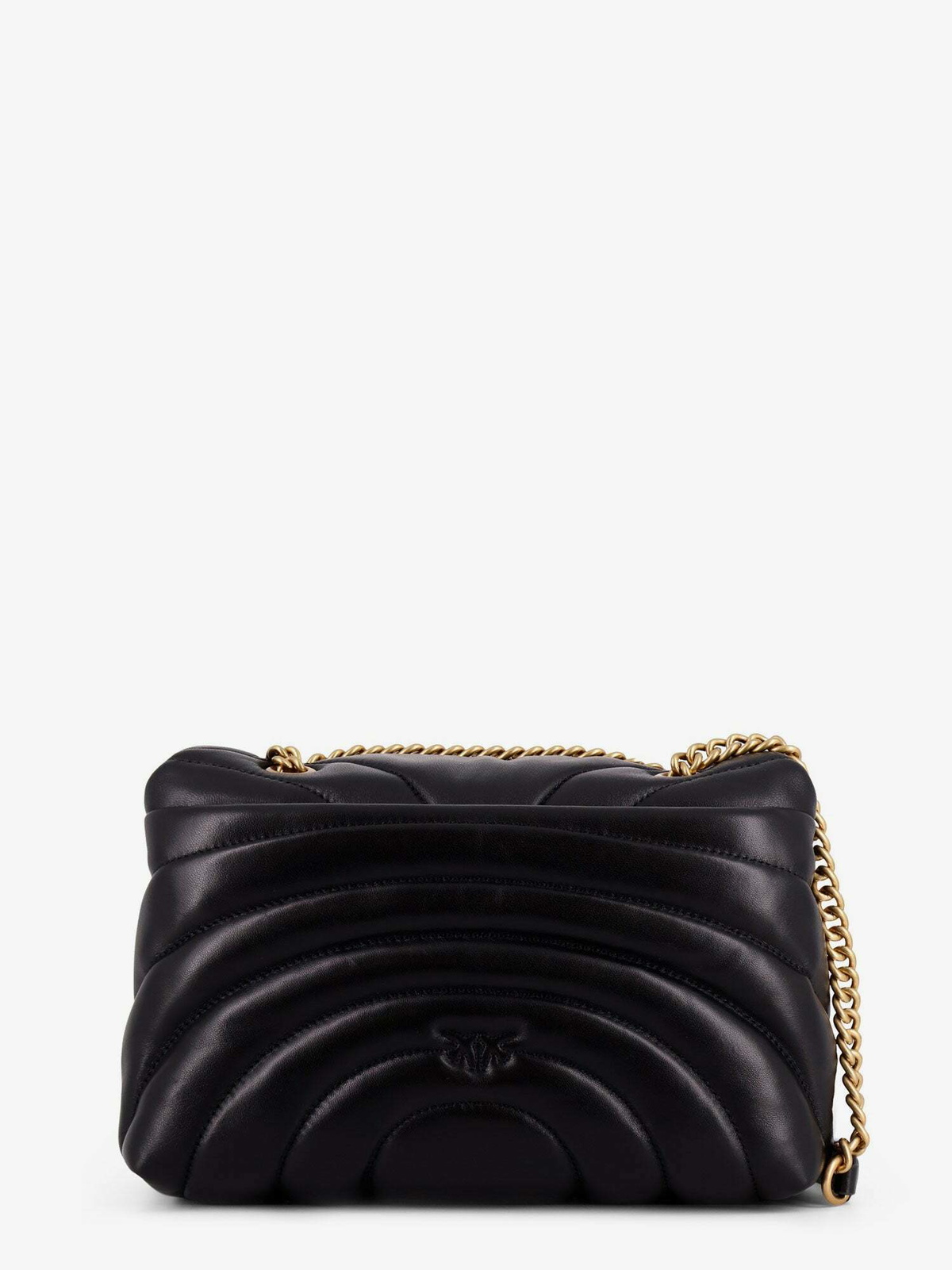 ★関税込み★ PINKO BLACK LEATHER SHOULDER BAG Pinko Black Shoulder Bag Womens Pinko