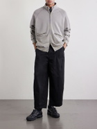FrizmWORKS - Cotton-Blend Jersey Zip-Up Sweatshirt - Gray