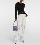 Blumarine Butterfly Small leather shoulder bag