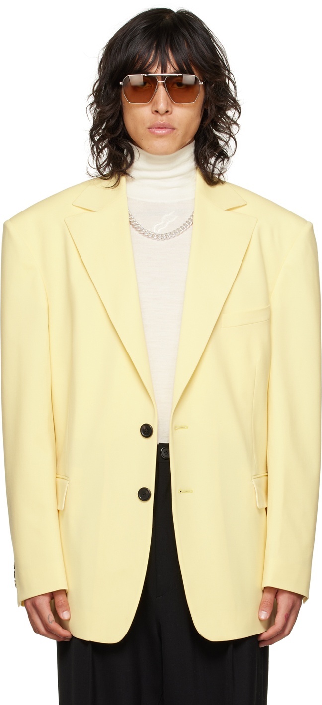 Photo: LU'U DAN Yellow Oversized Tailored Blazer