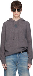 McQueen Gray Skull Hoodie