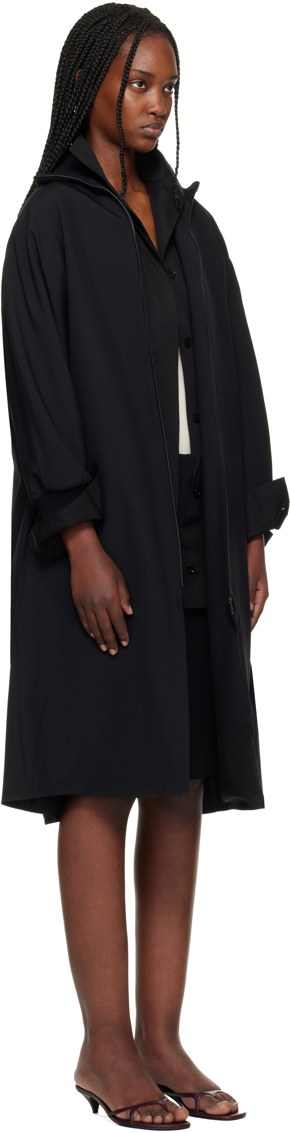 Fear of God Black Shirt Midi Dress