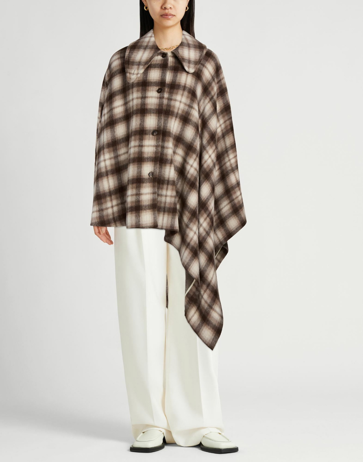 Drumohr Womens Cape in Brown