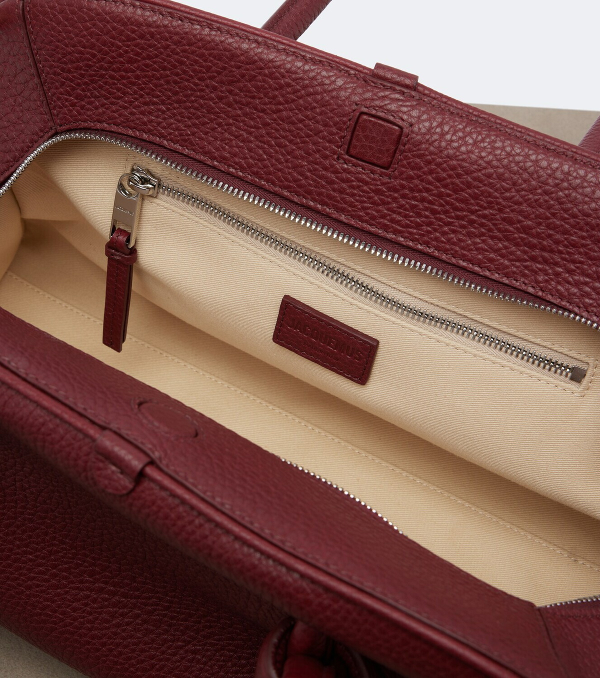 Jacquemus Turismo Medium leather bowling bag
