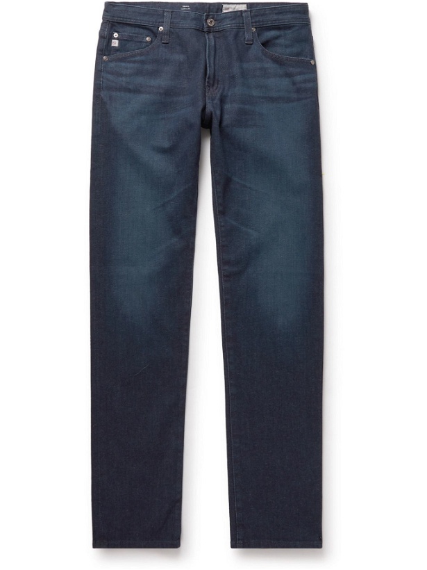 Photo: AG Jeans - Tellis Slim-Fit Stretch-Denim Jeans - Blue
