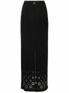 RABANNE Solid Jersey Second Skin Long Skirt