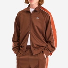 Patta Men's Tricot Track Jacket in Chestnut