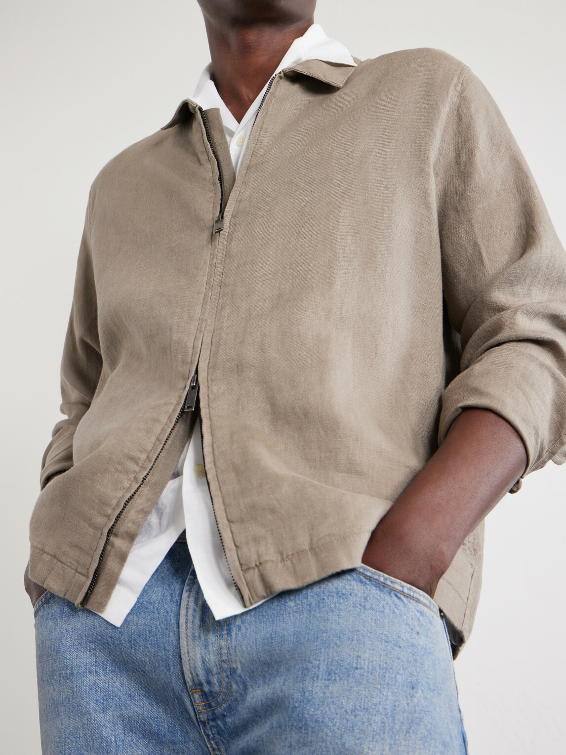 Onia - Everyday Linen Jacket - Brown