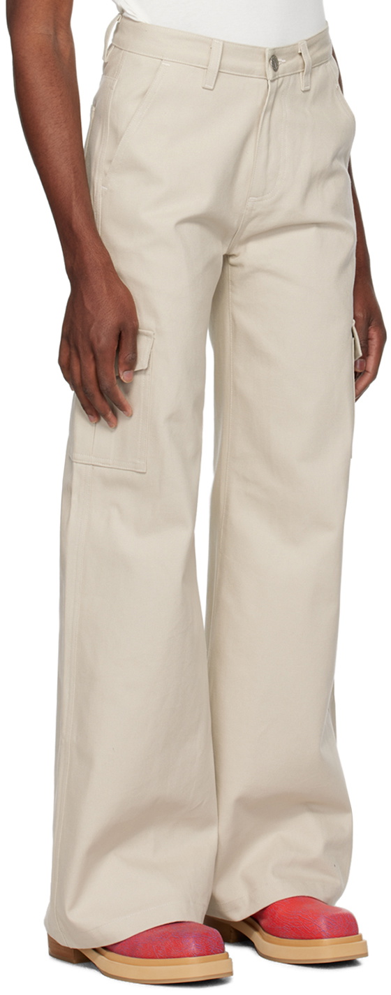Maisie Wilen Off-White Argon Cargo Pants