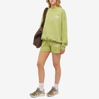 Adanola Women's Tennis Collection Sweat Shorts in Lime Green