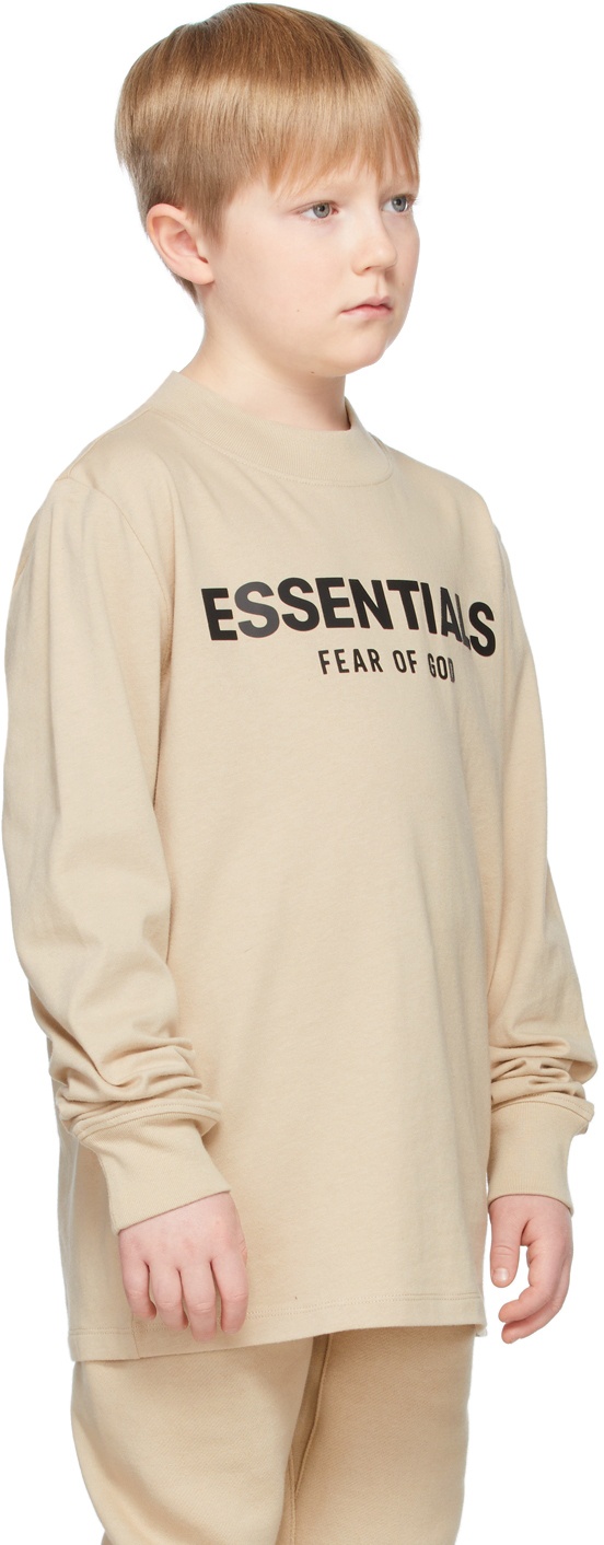 Fear of God Essentials SSENSE Exclusive Kids Hoodie Linen